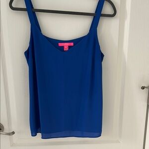 Lily Pulitzer Women's Blue Sleeveless Top size M